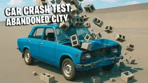 Car Crash Test: Abandoned City